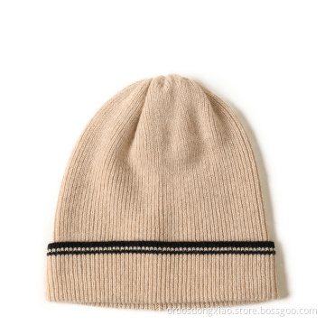 High Quality Cashmere Winter Beanie Hats for Women
